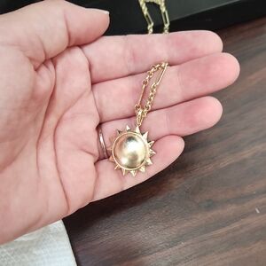 Kendra Scott Gold Filigree Pearl Necklace